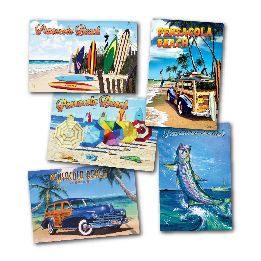 Pensacola Beach Postcards