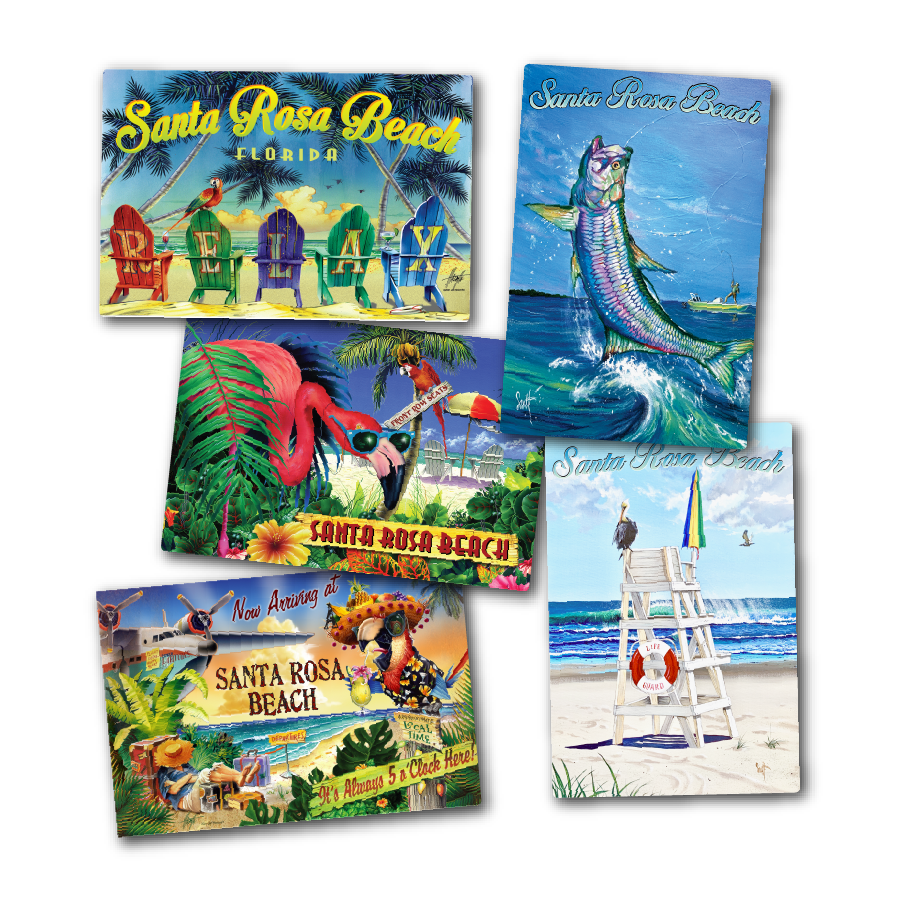 Santa Rosa Beach Postcards